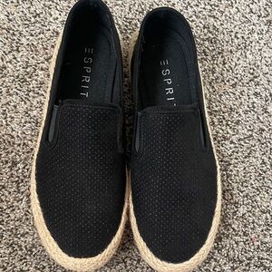 Esprit Black Espadrille Loafers